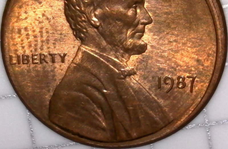 1987-P-Lincoln-Cent-With-Partial-Collar-Error-Or-Stiff-Collar?-Which-One?